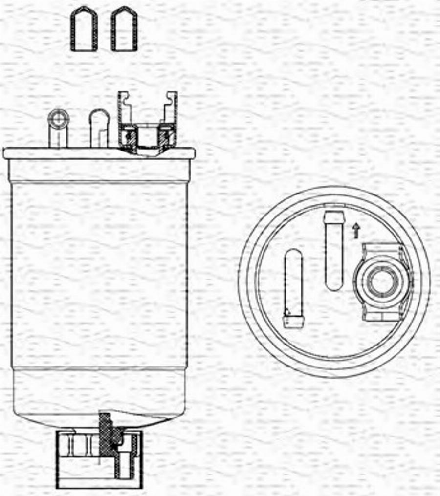 Magneti Marelli 213908516000 - Polttoainesuodatin inparts.fi