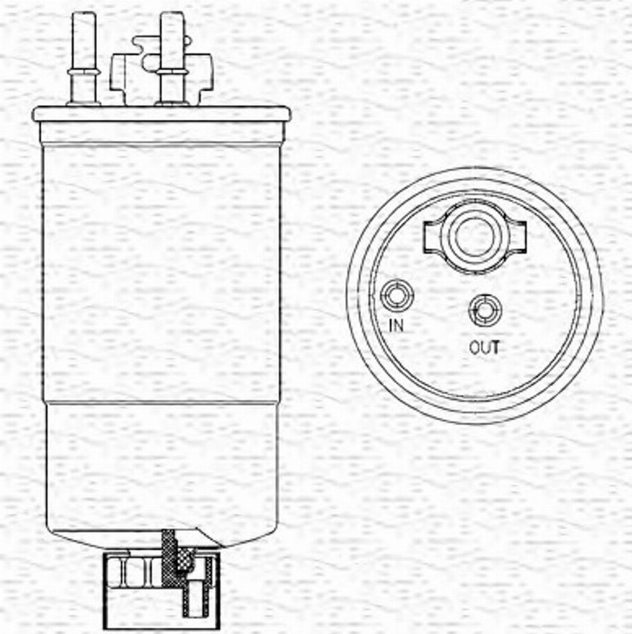 Magneti Marelli 213908536000 - Polttoainesuodatin inparts.fi