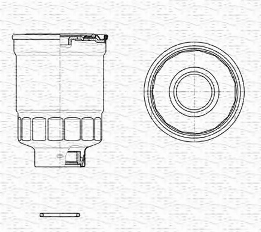 Magneti Marelli 213908526000 - Polttoainesuodatin inparts.fi