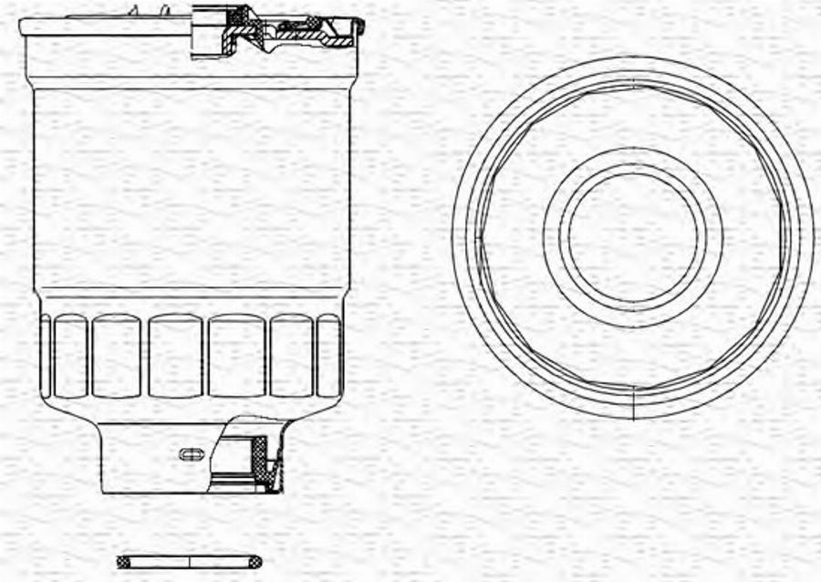 Magneti Marelli 213908523000 - Polttoainesuodatin inparts.fi