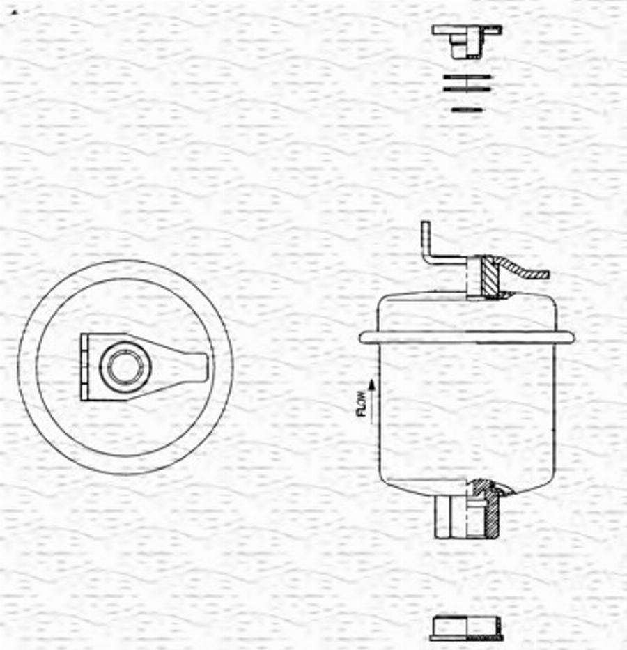 Magneti Marelli 213908720000 - Polttoainesuodatin inparts.fi