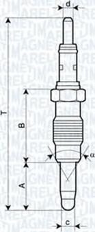 Magneti Marelli UX21A - Hehkutulppa inparts.fi