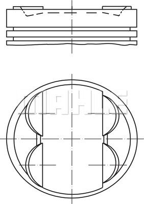 MAHLE 607 80 00 - Männät inparts.fi