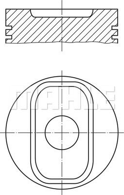 MAHLE 640 PI 00117 000 - Männät inparts.fi