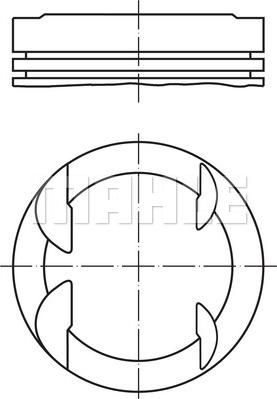 MAHLE 607 79 00 - Männät inparts.fi