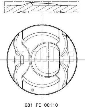 MAHLE 681PI00110000 - Männät inparts.fi