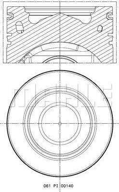 MAHLE 061 PI 00140 000 - Männät inparts.fi