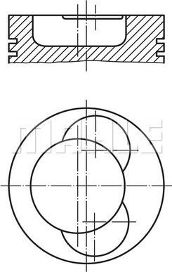 MAHLE 004 50 20 - Männät inparts.fi