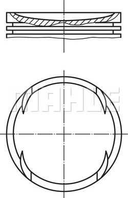 MAHLE 028 PI 91200 B00 - Männät inparts.fi