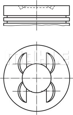 MAHLE 028 PI 00153 000 - Männät inparts.fi