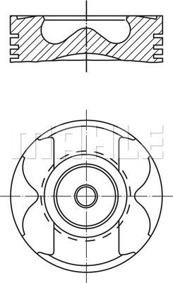 MAHLE 001 PI 00166 000 - Männät inparts.fi