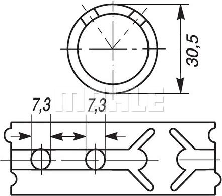 MAHLE 001 BB 18803 300 - Laakerin holkki, kiertokanki inparts.fi