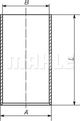 MAHLE 043 WV 11 00 - Sylinteriputki inparts.fi