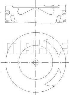 MAHLE 001 PI 00186 000 - Männät inparts.fi