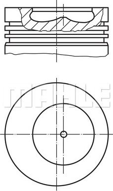 MAHLE 008 96 05 - Männät inparts.fi