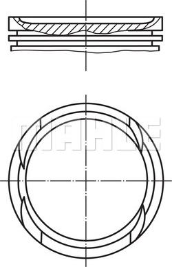 MAHLE 011 PI 00112 000 - Männät inparts.fi