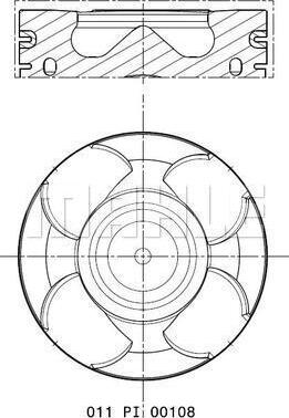 MAHLE 011 PI 00108 001 - Männät inparts.fi