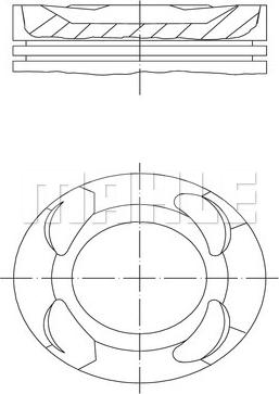 MAHLE 081 PI 00124 000 - Männät inparts.fi