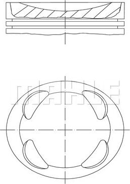 MAHLE 081 PI 00104 002 - Männät inparts.fi