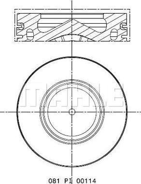 MAHLE 081 PI 00114 000 - Männät inparts.fi