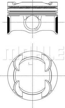 MAHLE 081 PI 00130 000 - Männät inparts.fi