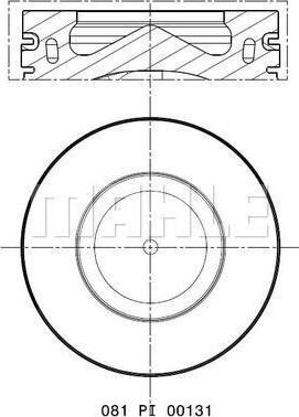 MAHLE 081 PI 00131 000 - Männät inparts.fi