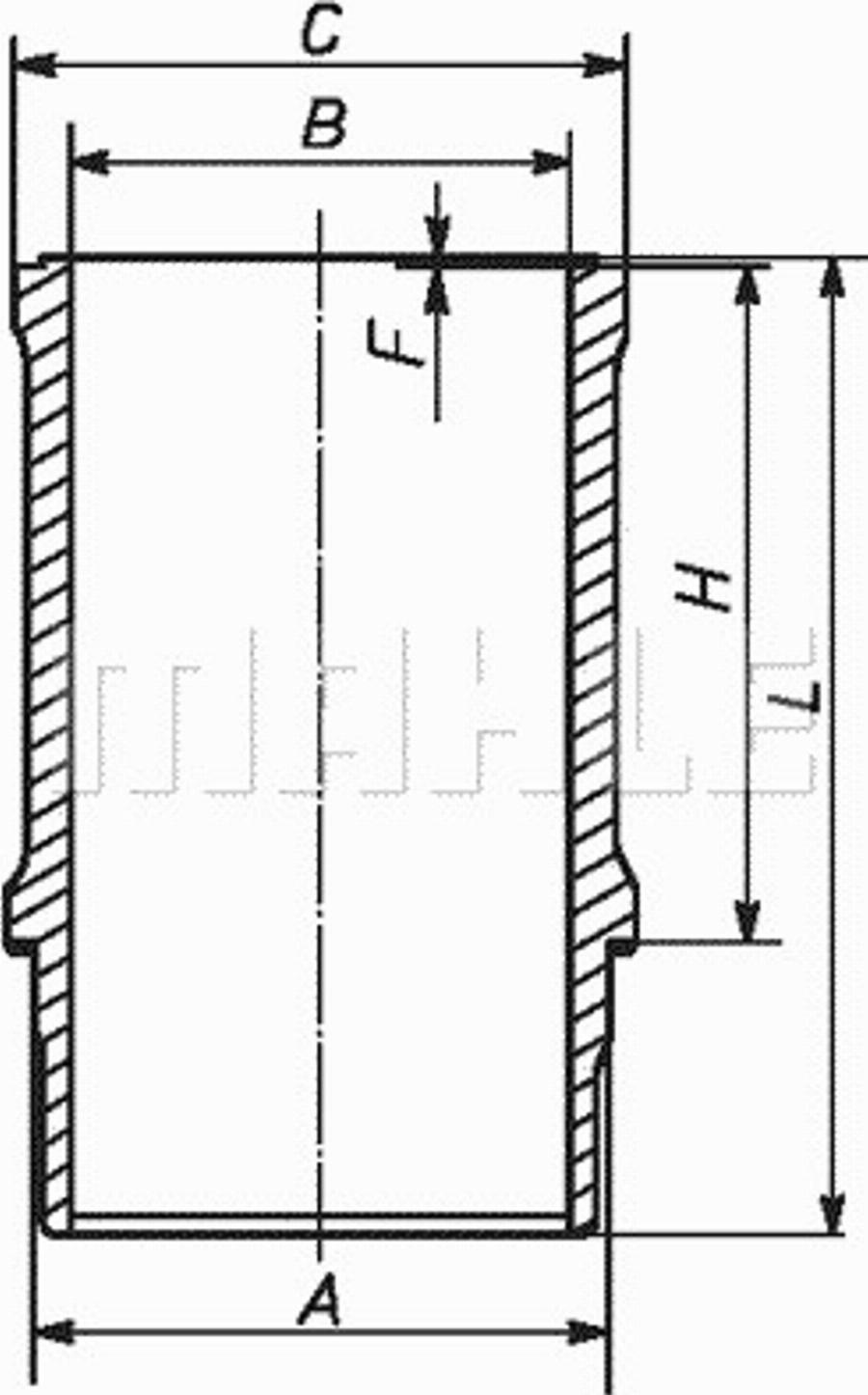 MAHLE 039 WN 24 - Männät inparts.fi