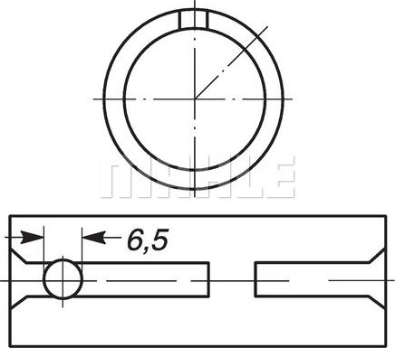 MAHLE 029 BB 18130 300 - Laakerin holkki, kiertokanki inparts.fi