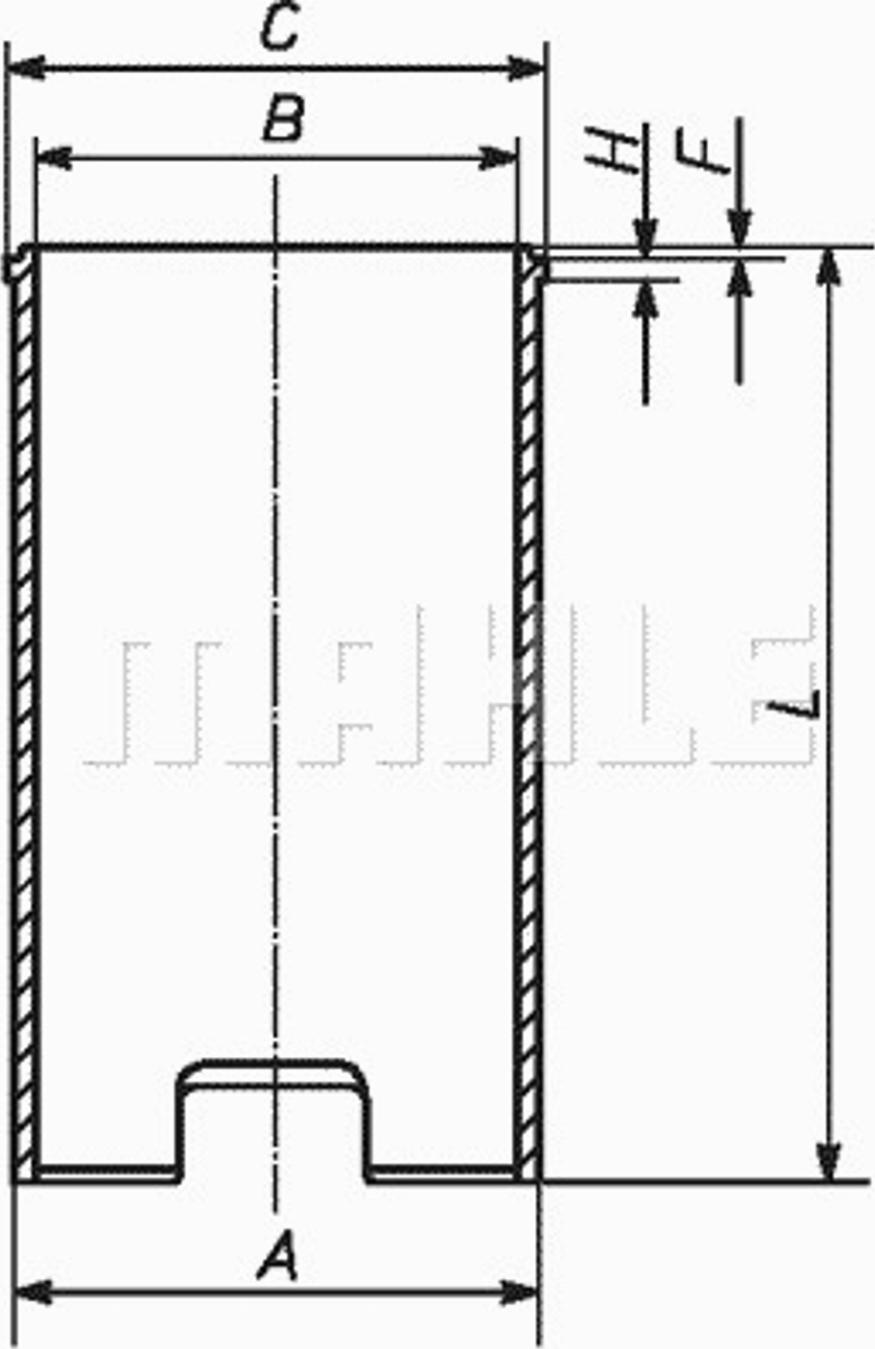 MAHLE 029WV13 - Sylinteriputki inparts.fi