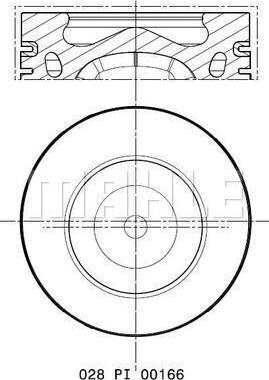 MAHLE 028 PI 00166 000 - Männät inparts.fi