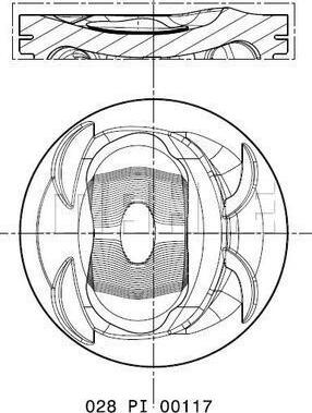 MAHLE 028 PI 00117 000 - Männät inparts.fi