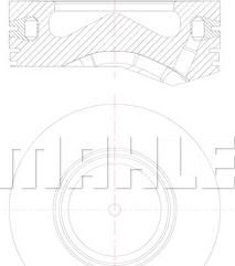 MAHLE 081 PI 00105 000 - Männät inparts.fi