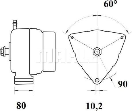 MAHLE 11209611 - Laturi inparts.fi