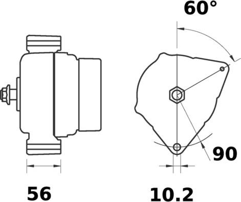 MAHLE 11204424 - Laturi inparts.fi