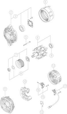 MAHLE 11204424 - Laturi inparts.fi