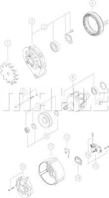 MAHLE MG 400 - Laturi inparts.fi