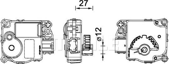 MAHLE AA 59 000P - Säädin, säätöläppä inparts.fi