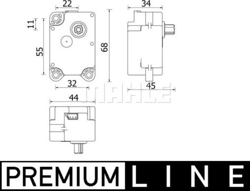 MAHLE AA 71 000P - Säädin, säätöläppä inparts.fi