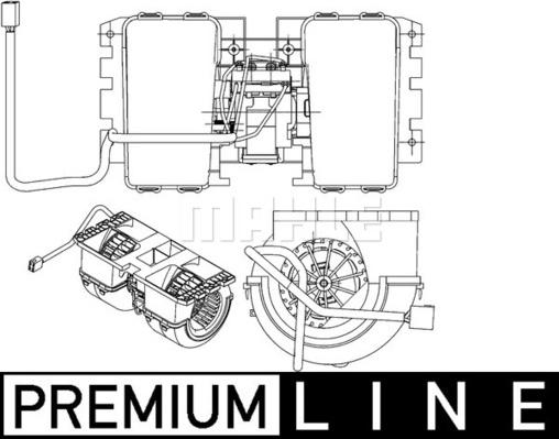 MAHLE AB 144 000P - Sisätilapuhallin inparts.fi