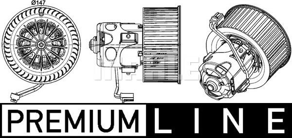 MAHLE AB 151 000P - Sisätilapuhallin inparts.fi