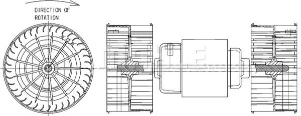 MAHLE AB 152 000P - Sisätilapuhallin inparts.fi