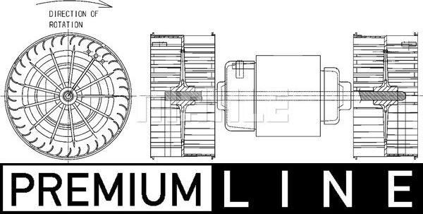 MAHLE AB 152 000P - Sisätilapuhallin inparts.fi