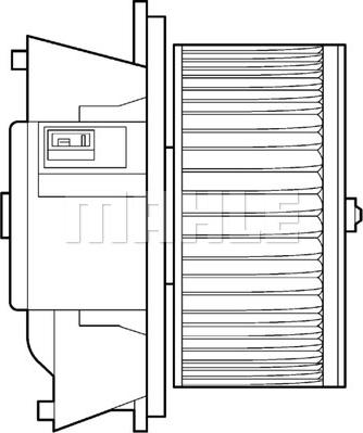 MAHLE AB 107 000P - Sisätilapuhallin inparts.fi