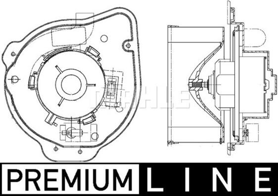 MAHLE AB 135 000P - Sisätilapuhallin inparts.fi