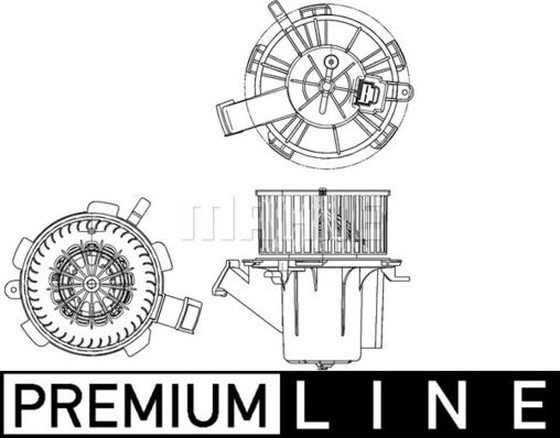 MAHLE AB 132 000P - Sisätilapuhallin inparts.fi