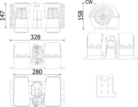 MAHLE AB 38 000S - Sisätilapuhallin inparts.fi