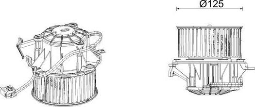 MAHLE AB339000P - Sisätilapuhallin inparts.fi