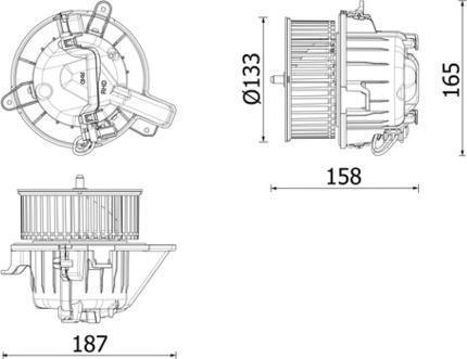 MAHLE AB331000P - Sisätilapuhallin inparts.fi