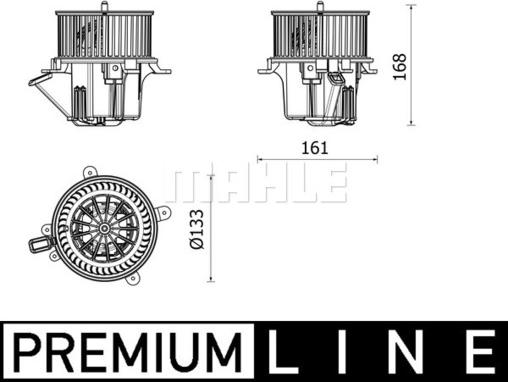 MAHLE AB 282 000P - Sisätilapuhallin inparts.fi