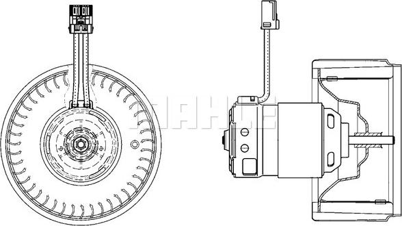 MAHLE AB 22 000P - Sisätilapuhallin inparts.fi